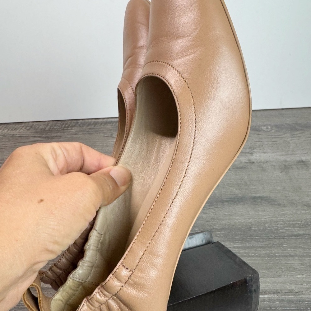 Everlane Day Heel Pecan Stacked Womens size 6.5  $178 - Picture 8 of 11